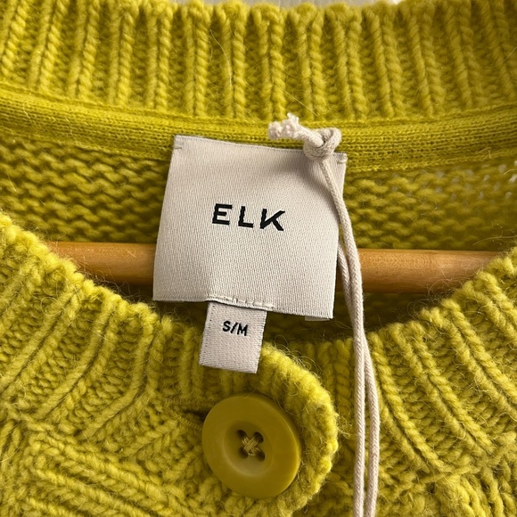 Elk -  Wool Cardigan - Size S - Picture 3 of 5